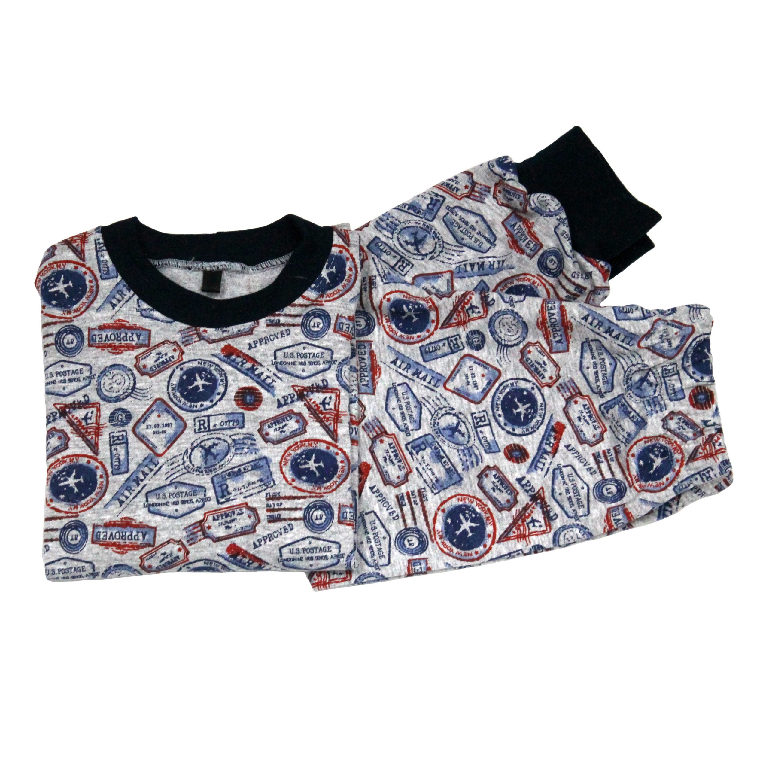 PIJAMA DE JERSEY ESTAMPADO AVIONES 1