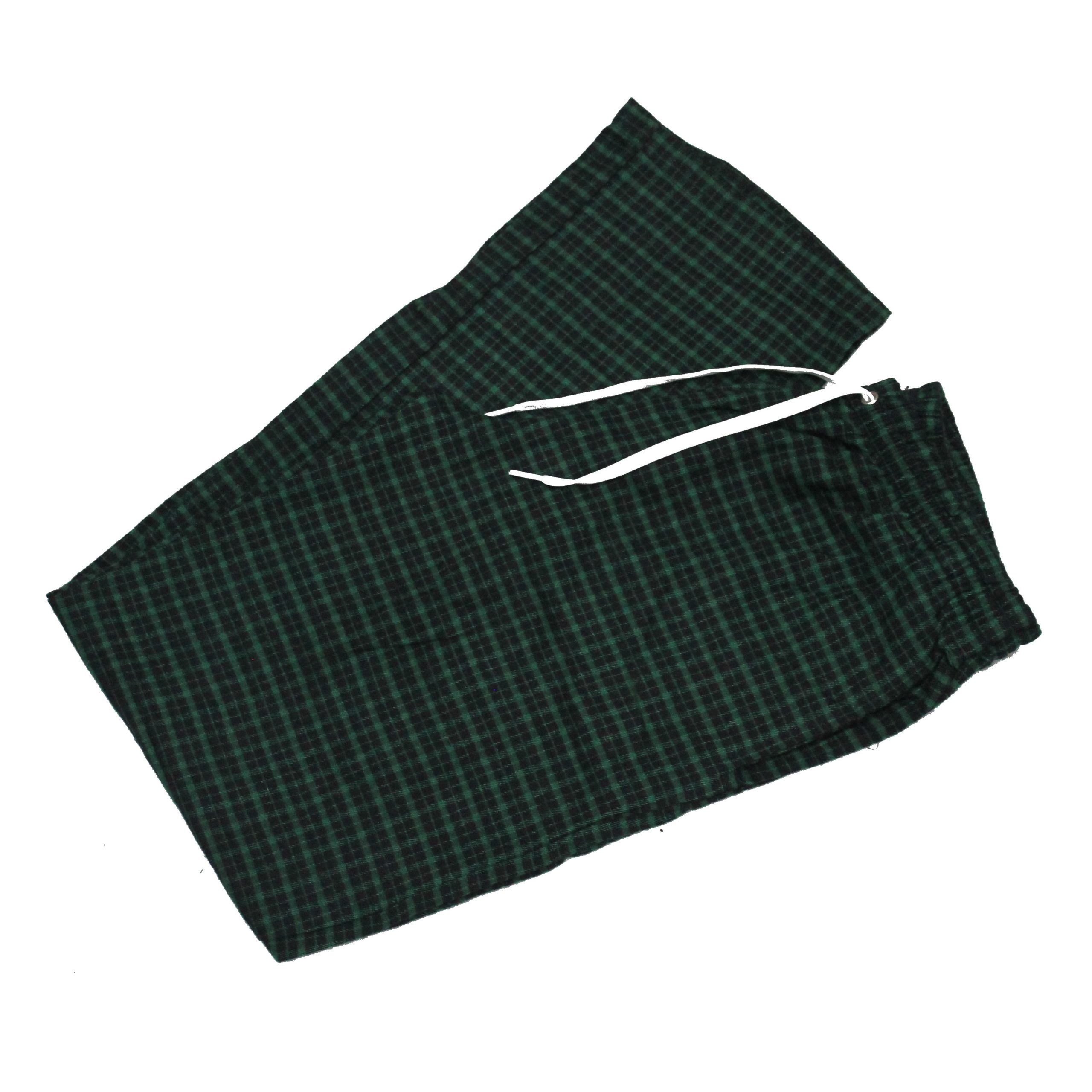 PANTALON DE VIYELA NIÑO VERDE CUADRO CHICO