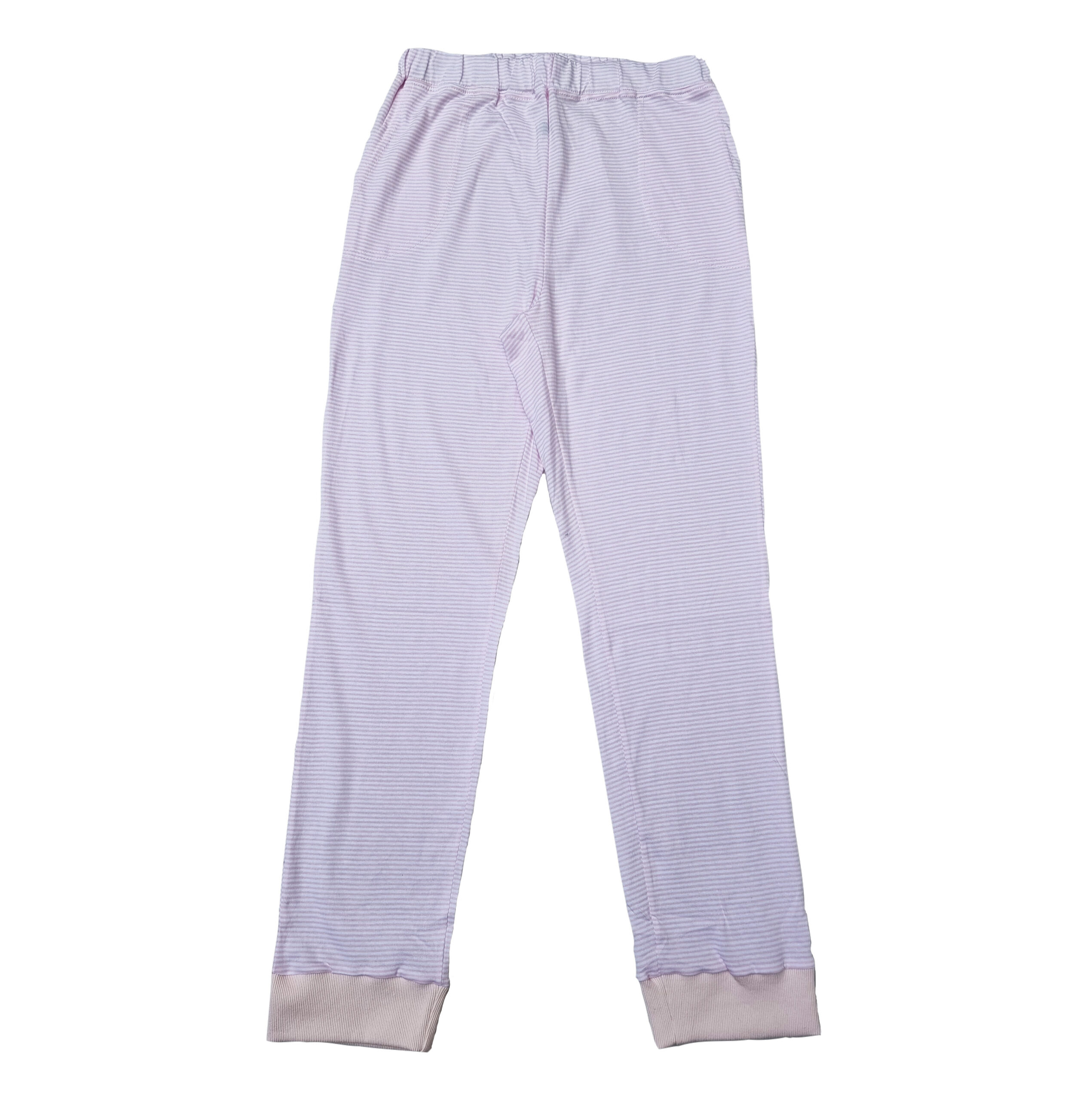 pijama algodon rayado largo mujer rosa pantalon