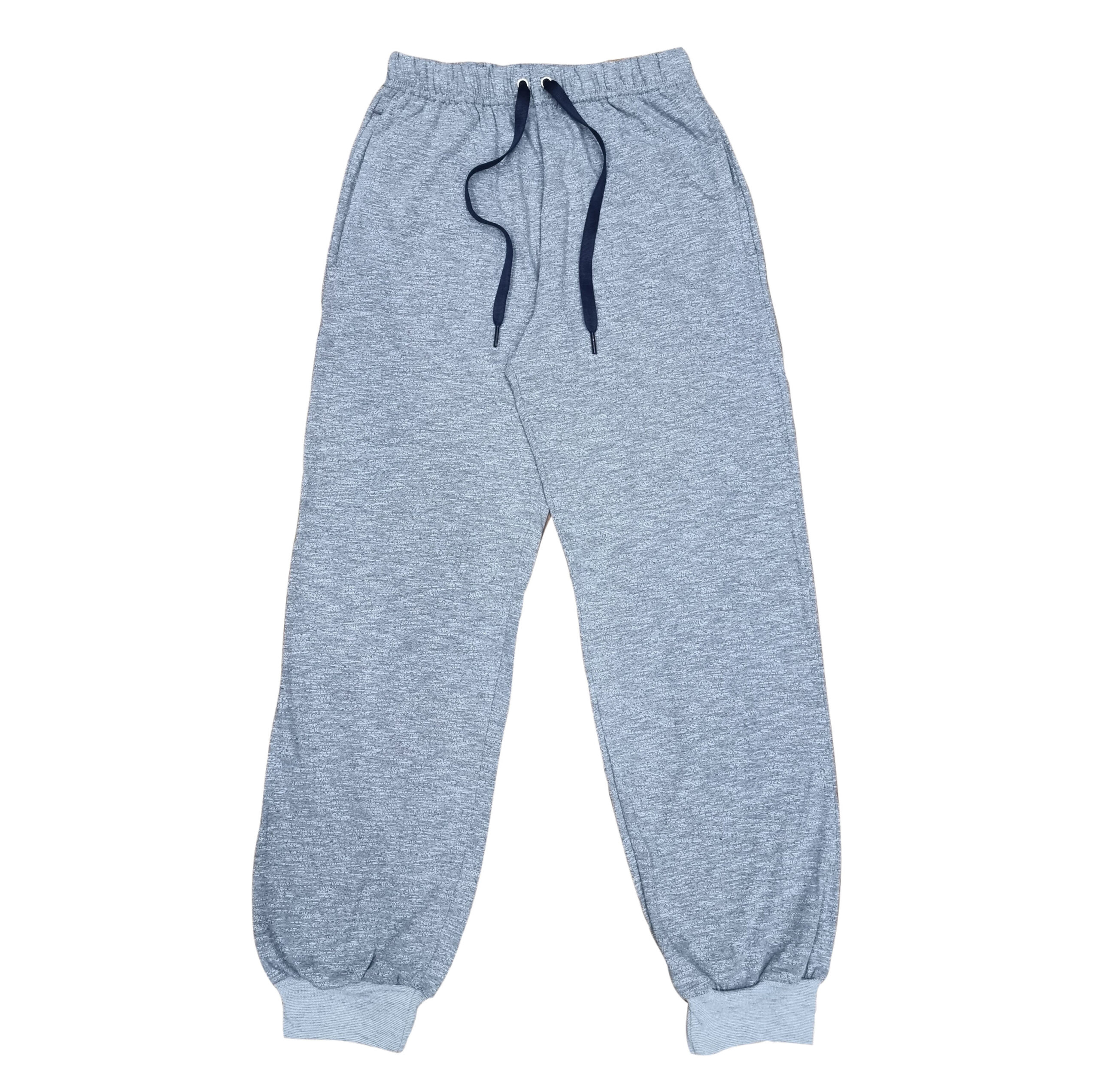 pantalon niño algodon con puños articulo 561 gris